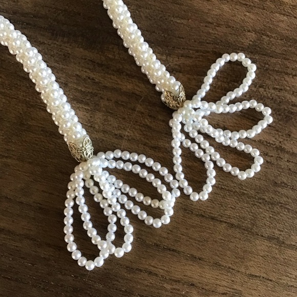 Vintage Faux Pearl Rope Necklace (42”) - Picture 2 of 2